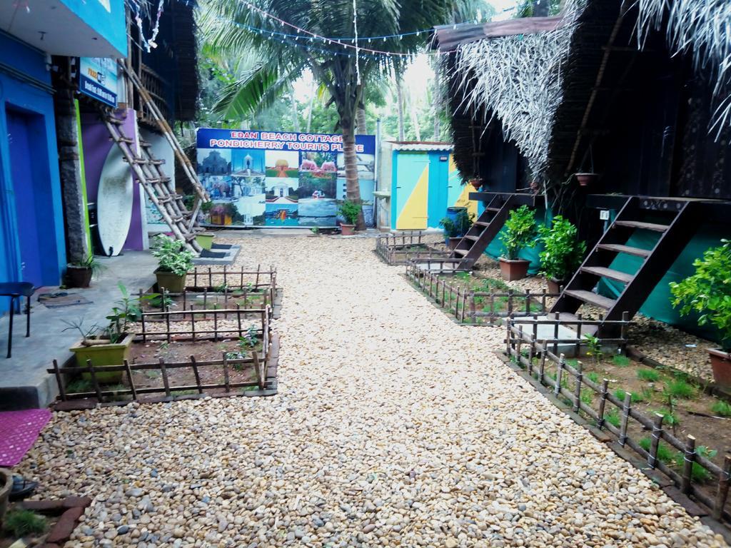 Edan Beach Cottage Pondicherry Bagian luar foto